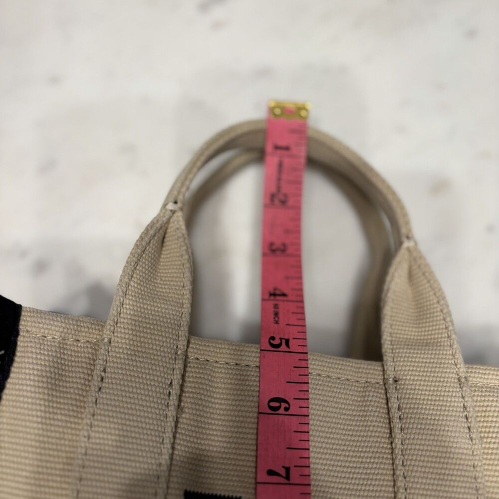 Marc Jacobs The Jacquard Small Tote Bag Warm Sand Beige Crossbody M0017025 - Picture 4 of 16